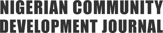 Nigerian Community Development Journal